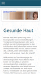 Mobile Screenshot of hautpraxis-katz.de
